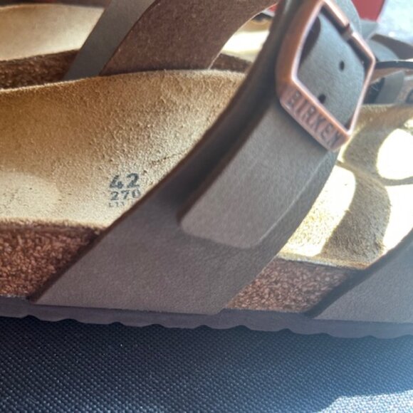 Birkenstock Mayari Shoes Mocha - Size 42, US Womens 11, Mens 9 - Picture 3 of 9